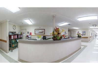 Nurses desk at Alta Gardens Care Center